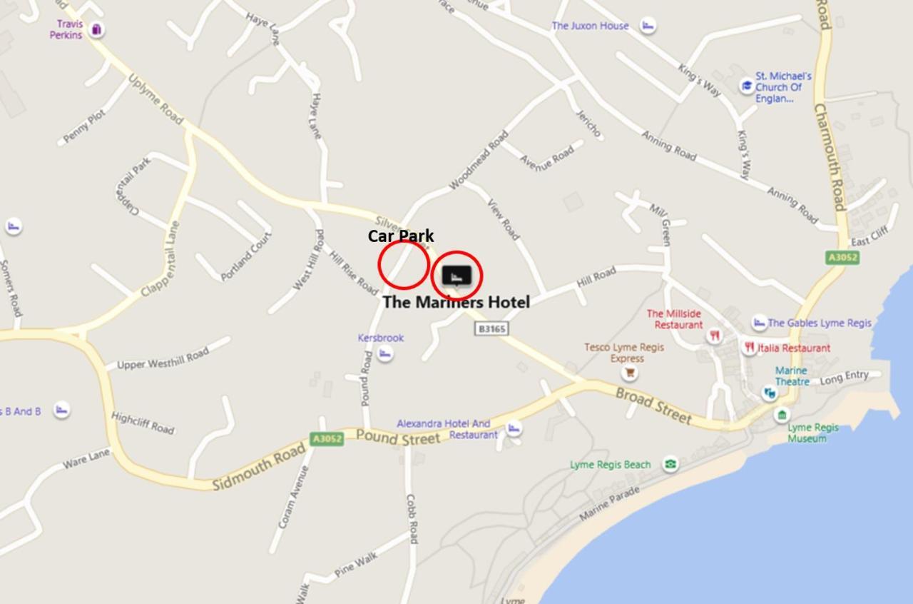 The Mariners Hotel Lyme Regis Esterno foto